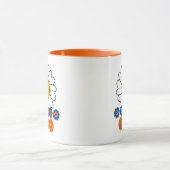 Mug Illustration de fleurs (Centre)