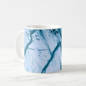 Mug Illustration de formation de roches fissurées (Devant gauche)