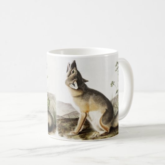 Mug Illustration de Fox (Vulpes velox) (Devant droit)