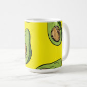 Mug Illustration de fruit jaune vibrant - Capriceux (Devant droit)