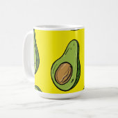 Mug Illustration de fruit jaune vibrant - Capriceux (Devant gauche)