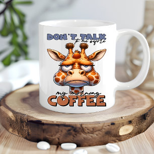 Mug Illustration de girafe hilarante pour les amoureux