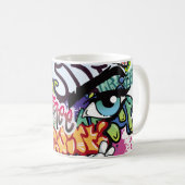 Mug Illustration de graffiti avec lettres de graffitis (Devant droit)