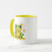 Mug Illustration de grenouille mignonne (Devant gauche)