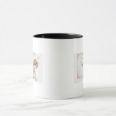 Mug Illustration de guerrier aztèque de Jaguar (Centre)