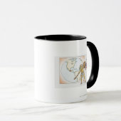 Mug Illustration de guerrier aztèque de Jaguar (Devant droit)