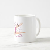 Mug Illustration de gymnaste (Devant droit)