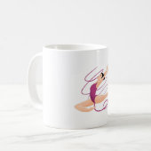 Mug Illustration de gymnaste (Devant gauche)