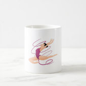 Mug Illustration de gymnaste (Centre)