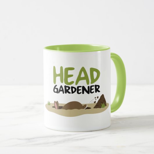 Mug Illustration de Head Gardener (Devant droit)