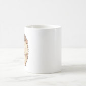Mug Illustration de hérisson de dessin (Centre)