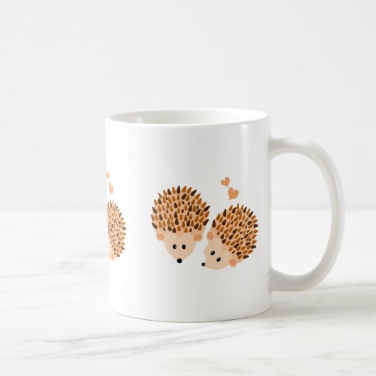 Mug Illustration de hérissons (Droite)