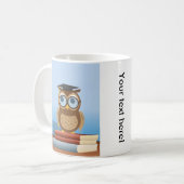 Mug Illustration de hibou (Devant gauche)