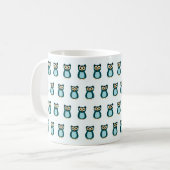 Mug illustration de Hibou Bleu (Devant gauche)