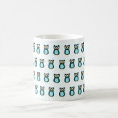 Mug illustration de Hibou Bleu (Centre)
