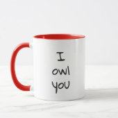 Mug Illustration de I Owl You (Gauche)