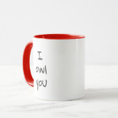 Mug Illustration de I Owl You (Devant gauche)