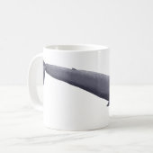 Mug Illustration de la baleine bleue Don d'amoureux de (Devant gauche)