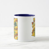 Mug Illustration de la carte d'état de l'Arizona (Centre)