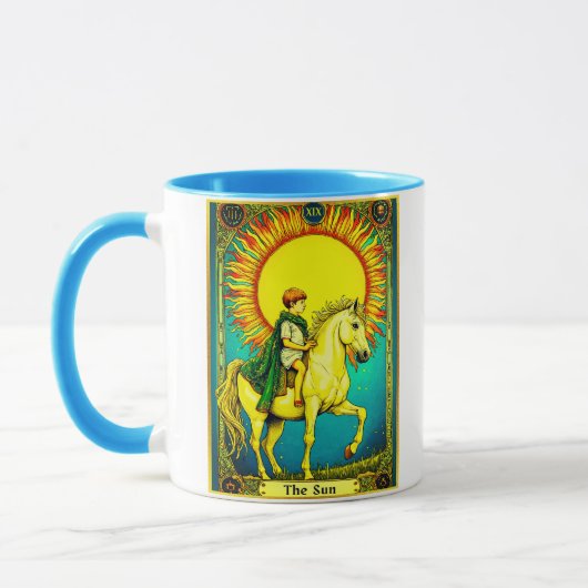 Mug Illustration de la carte Tarot, Le Soleil (Gauche)