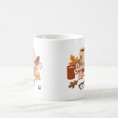 Mug Illustration de la chaleur de l'automne et du temp (Centre)
