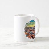MUG ILLUSTRATION DE LA CROATIE DE ZAGREB (Devant droit)