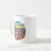 MUG ILLUSTRATION DE LA CROATIE DE ZAGREB (Devant gauche)