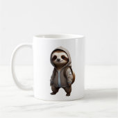 Mug Illustration de la fente cool et adorable (Gauche)