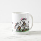 Mug Illustration de la Fête des pères heureuse de Mic, (Devant droit)