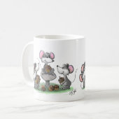 Mug Illustration de la Fête des pères heureuse de Mic, (Devant gauche)