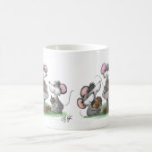Mug Illustration de la Fête des pères heureuse de Mic, (Centre)