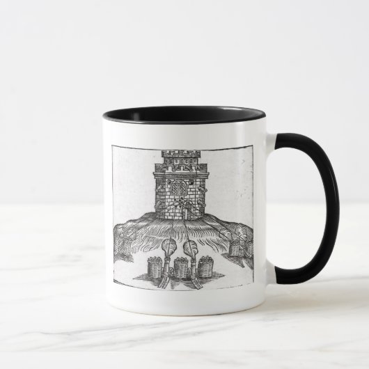 Mug Illustration de la guerre de siège (Droite)