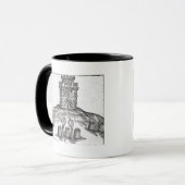 Mug Illustration de la guerre de siège (Devant gauche)