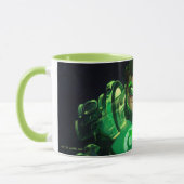 Mug Illustration de la lanterne verte de la crise infi (Gauche)