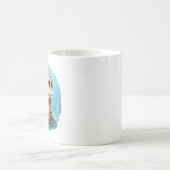 Mug Illustration de la loutre de dessin (Centre)