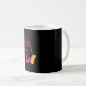 Mug Illustration de la prière Abstraite (Devant droit)