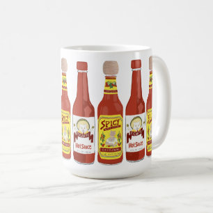 Mug Illustration de la sauce épicée Cats cuits