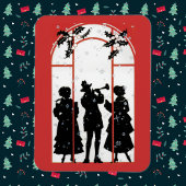 Mug Illustration de la silhouette des chanteurs de Noë