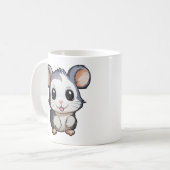Mug Illustration de la souris de dessin (Devant gauche)