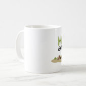 Mug Illustration de la tête du jardinier (Devant gauche)