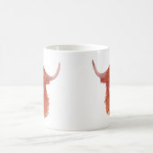 Mug Illustration de la vache des hauts plateaux orange (Centre)