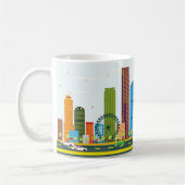 Mug Illustration de la ville de BRISBANE (Gauche)