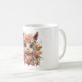 Mug Illustration de lama dans la nature – Conception d (Devant droit)