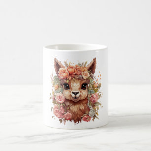 Mug Illustration de lama dans la nature – Conception d