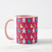 Mug Illustration de lamas mures et d'alpacas (Gauche)