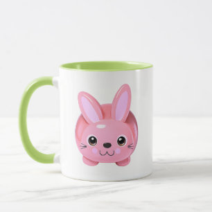 Mug Illustration de lapin mignon