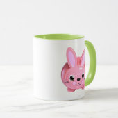 Mug Illustration de lapin mignon (Devant droit)