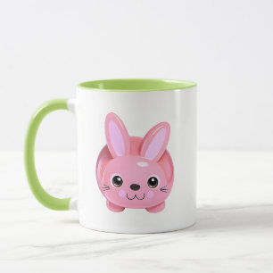 Mug Illustration de lapin mignon