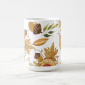Mug Illustration de l'aquarelle de l'humeur d'automne  (Centre)
