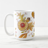 Mug Illustration de l'aquarelle de l'humeur d'automne  (Gauche)